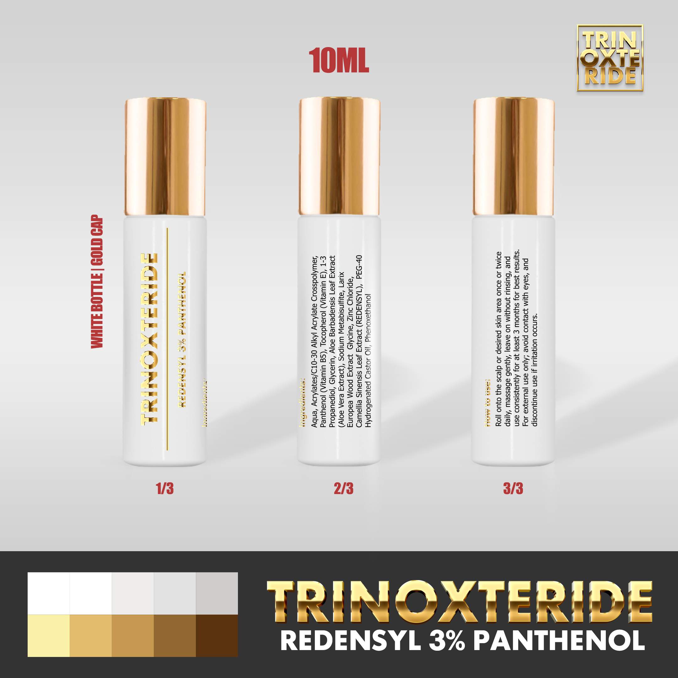 Trinoxteride Redensyl 3% Panthenol